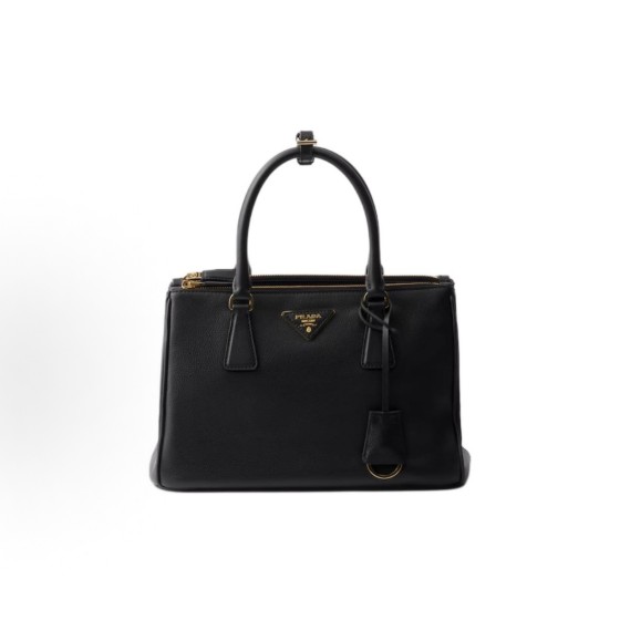 PRADA普拉达 Galleria 杀⼿包 ⼿提包 中号 ⼥款 ⿊⾊